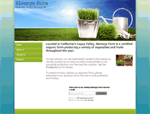 Tablet Screenshot of alemayafarm.com